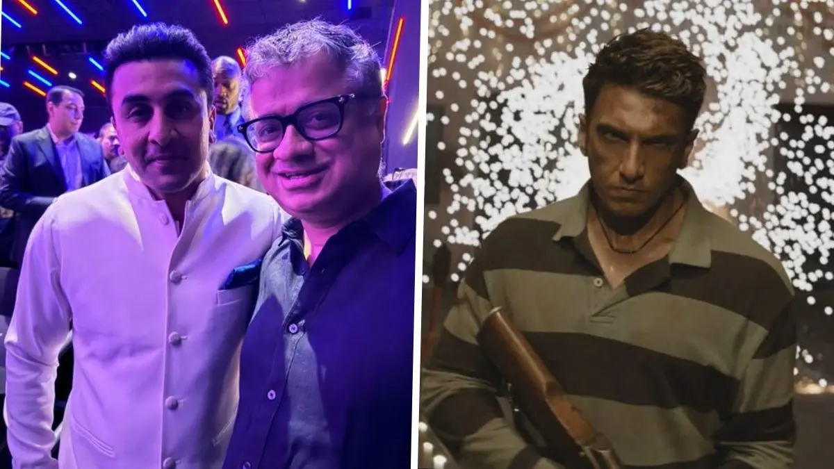 Ranbir Kapoor Reacts As Fan Congratulates Him For Dhurandhar Success At Ramayana LA Event: That is a Different Ranveer... Ranbir Kapoor mistaken for Ranveer Singh by fan in LA