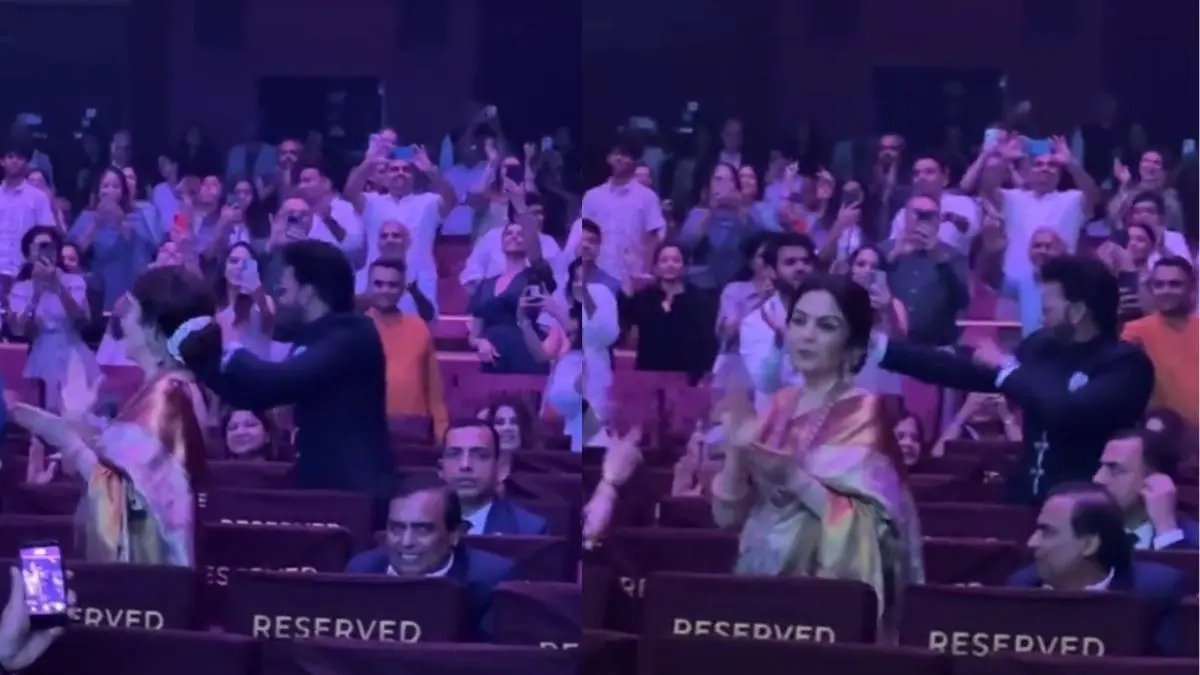 इंटरनेट पर छाया नीता अंबानी-रणवीर सिंह का एनर्जी भरा डांस, स्टेप्स दिख खुली रह जाएंगी आपकी आंखें; VIDEO ranveer singh nita ambani dance