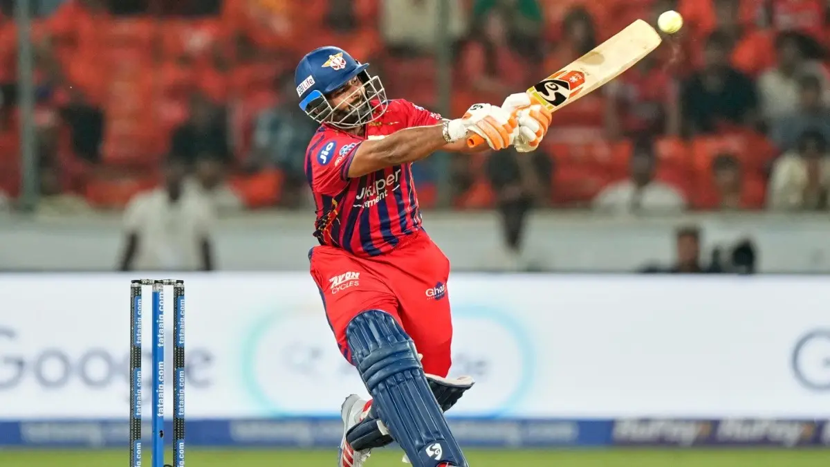 IPL 2026: Rishabh Pant's Heroics Power LSG To Dominant Five-Wicket Win Over SRH Rishabh Pant in action