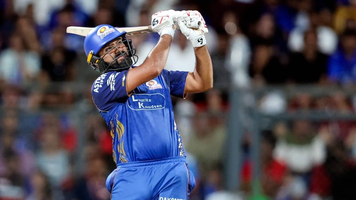 Rohit Sharma in action