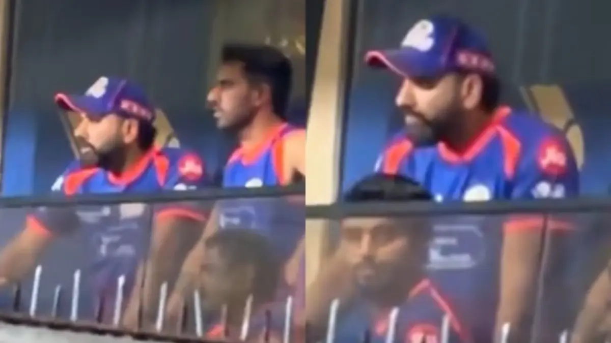 WATCH | Rohit Sharma Seemingly Upset in Mumbai Indians Dressing Room Following Loss vs CSK in IPL 2026 Rohit Sharma, IPL 2026, Cricket News