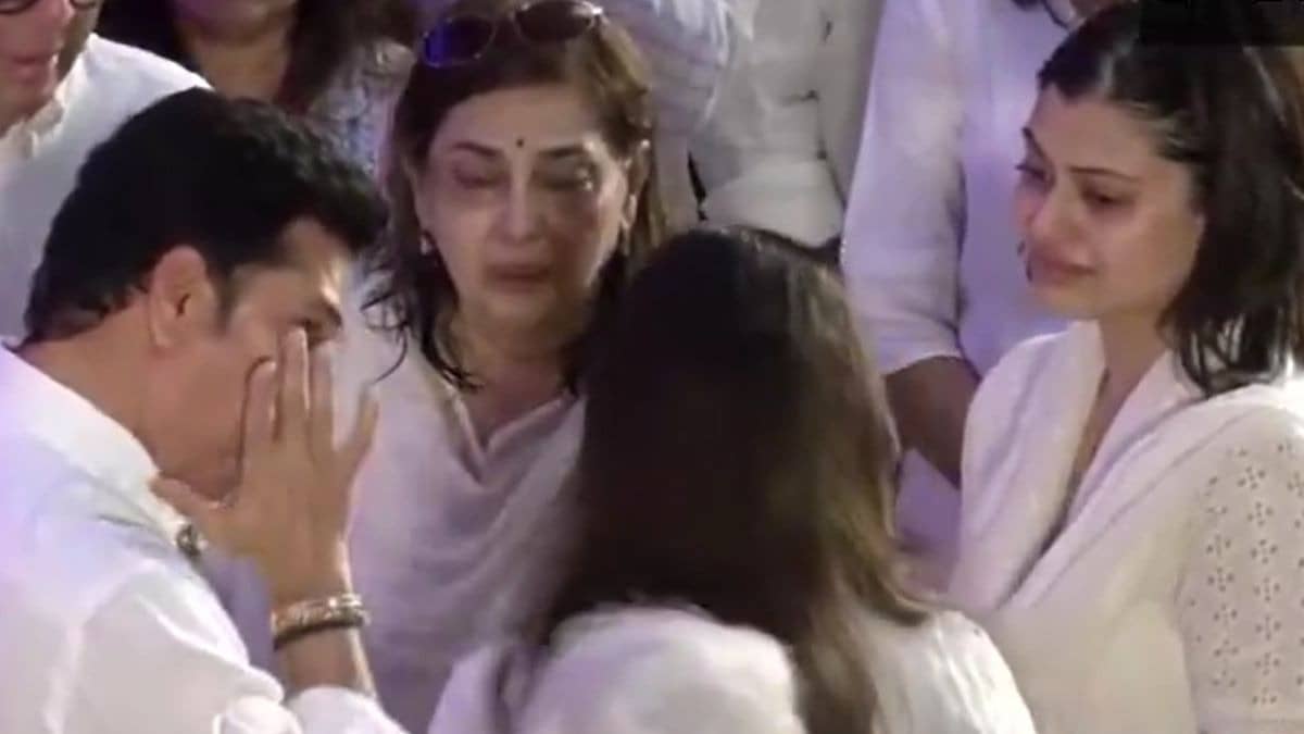 VIDEO: आशा भोसले को श्रद्धांजलि देते हुए फूट- फूटकर रोए सचिन तेंदुलकर, नम आंखों से पूर्व क्रिकेटर ने दी विदाई