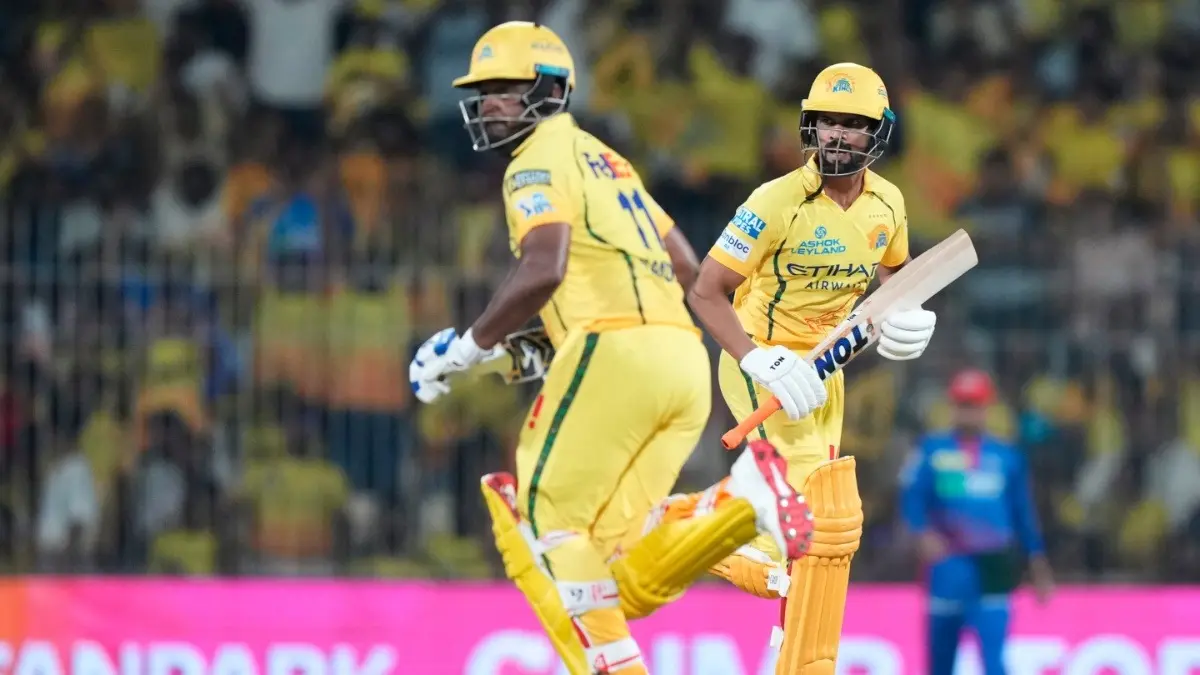 Match Official Levy Heavy Fine On Ruturaj Gaikwad After CSK's Maiden IPL 2026 Win Sanju Samson and Ruturaj Gaikwad