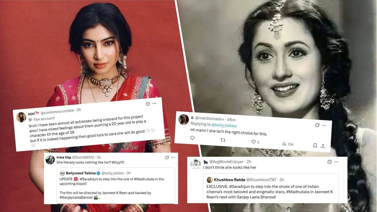 Netizens Brutally Reject Dhurandhar Star Sara Arjun As Madhubala After Biopic Casting Rumours Surface Sara Arjun is being circled for Madhubala's biopic
