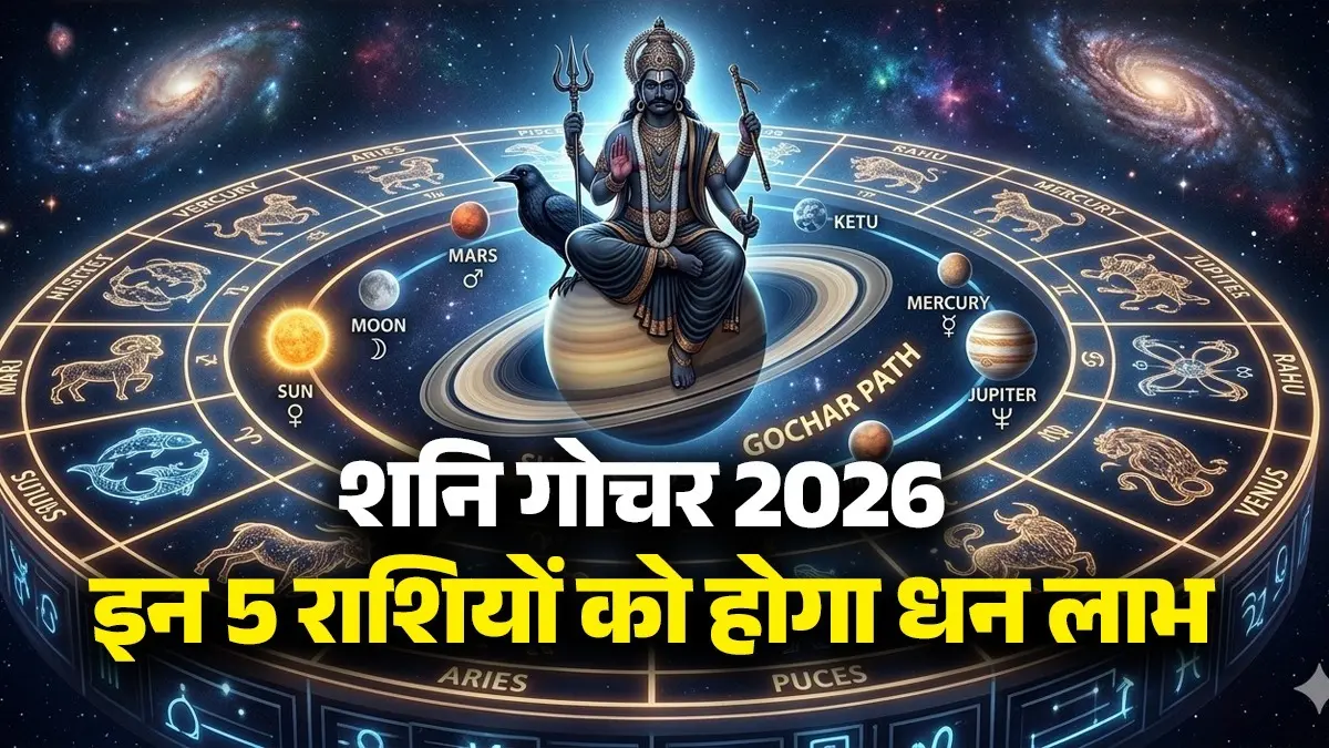 Shani Gochar 2026: अप्रैल में शनि करने जा रहे हैं महागोचर, इन 5 राशियों को होगा धन लाभ और बढ़ेगा मान-सम्मान Shani Gochar 2026