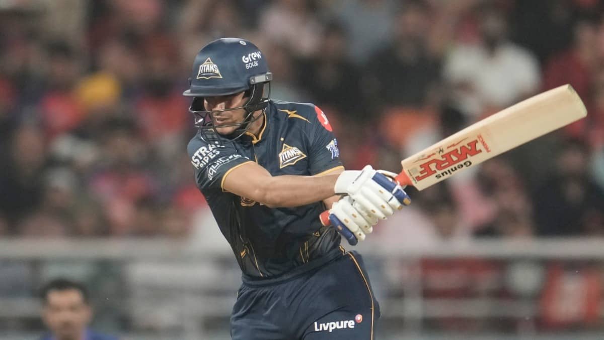 Shubman Gill in action