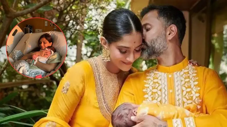 दूसरी बार मां बनीं Sonam Kapoor, दिखाई नन्हे राजकुमार की पहली झलक, फैंस-सेलेब्स ने लुटाया प्यार- PHOTOS Sonam Kapoor- Anand Ahuja