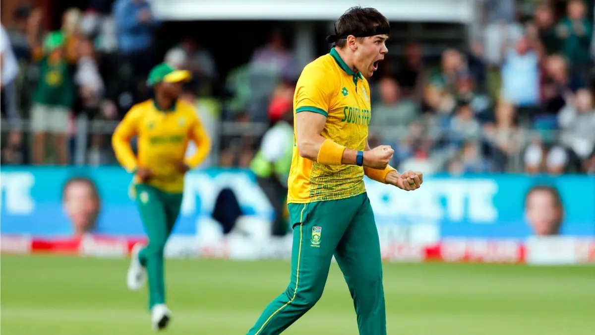 IPL 2026: Sunrisers Hyderabad Rope In Gerald Coetzee To Replace Injured David Payne South Africa's Gerald Coetzee celebrating after taking a wicket