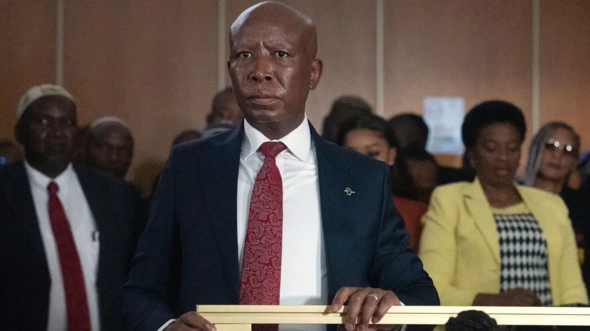 South African Politician Julius Malema Jailed For 5 Years For Firing Rifle Shots At Rally South African Politician Julius Malema Jailed For 5 Years For Firing Rifle Shots At Rally