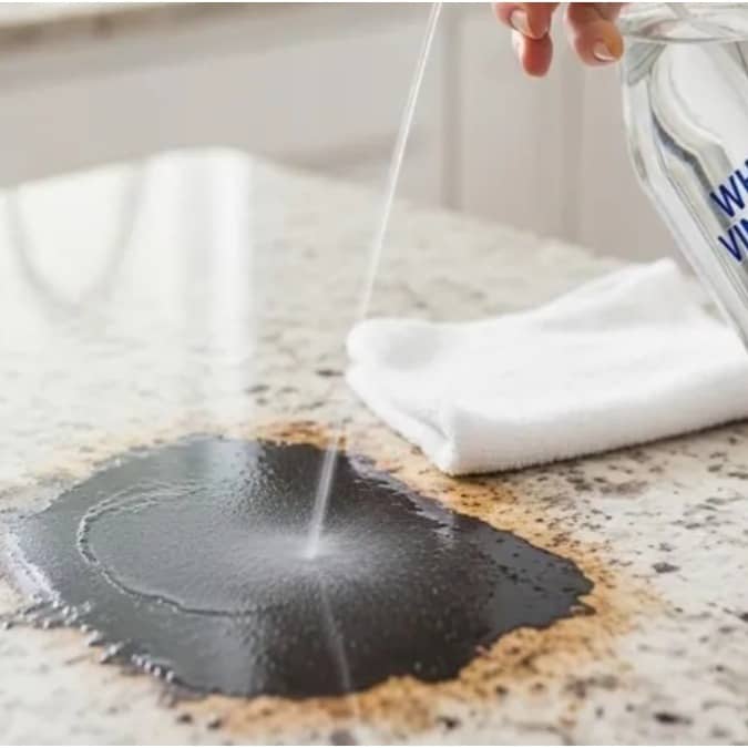 Stubborn kitchen stains are caused due to the use of oil in cooking