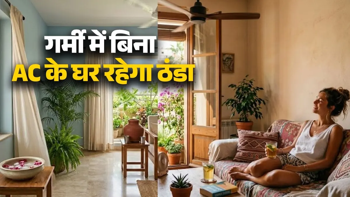 Summer Home Cooling Tips: गर्मी में तपकर भट्टी बन गया है कमरा? आज ही करें ये बदलाव, बिना AC के घर रहेगा ठंडा summer-home-cooling-tips-without-ac how-to-keep-room-cool-in-summer-naturally thanda-ghar