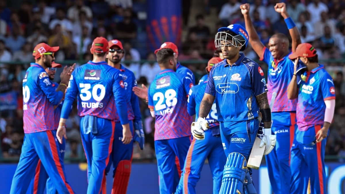 Suryakumar Yadav departs after his dismissal