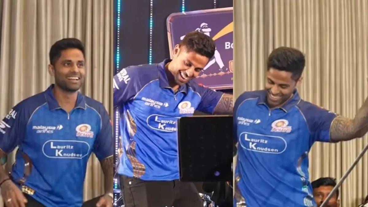 WATCH: Suryakumar Yadav Grooves To Akshaye Khanna’s Viral ‘Dhurandhar’ Step, Mumbai Indians Share Video Suryakumar Yadav grooves to viral ‘Dhurandhar’ dance step