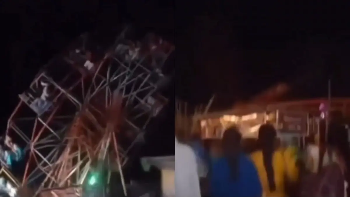 60-Foot-Swing Collapses At UP Fair, At Least 30 Injured | Horrific Visuals Inside 60-Foot-Swing Collapses At UP Fair, At Least 30 Injured | Horrific Visuals Inside