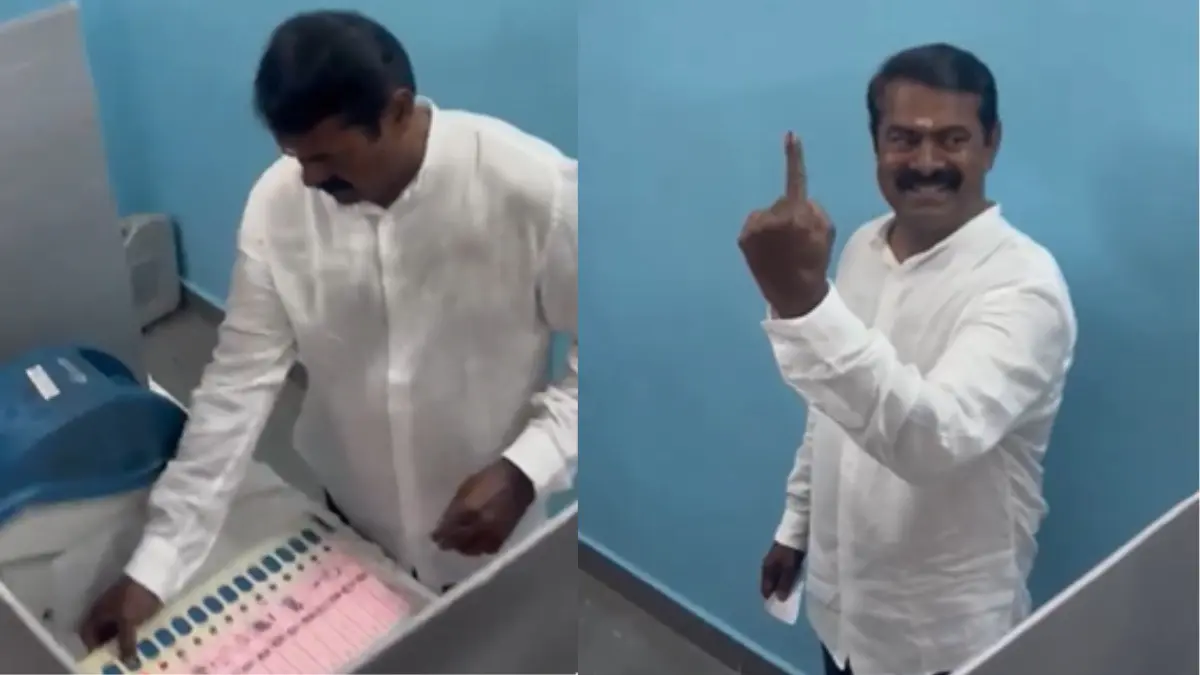 Tamil Nadu Filmmaker-Politician Casts Vote On Camera, Netizens Ask 'Is This Allowed?' | Watch Tamil Nadu Filmmaker-Politician Casts Vote On Camera, Netizens Ask 'Is This Allowed?' | Watch