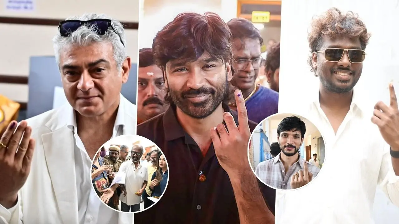 Tamil Nadu Election 2026: Dhanush, Rajinikanth, Kamal Haasan, Atlee, Ajith Kumar, And Other Celebs Cast Their Votes Tamil Nadu polls