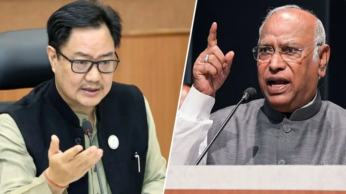 'This is Not About Politics But Keeping Our Promise to India's Daughters': Rijiju Writes to Kharge on Women's Reservation Bill 'This is Not About Politics But Keeping Our Promise to India's Daughters': Rijiju Writes to Kharge on Women's Reservation Bill