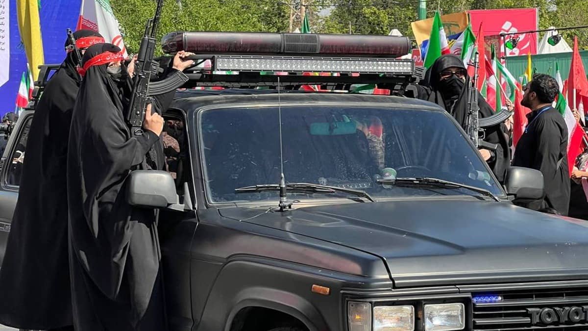 Thousands Join ‘Daughters Devoted To Iran’ Anti-US Rally In Tehran Amid US-Iran Ceasefire