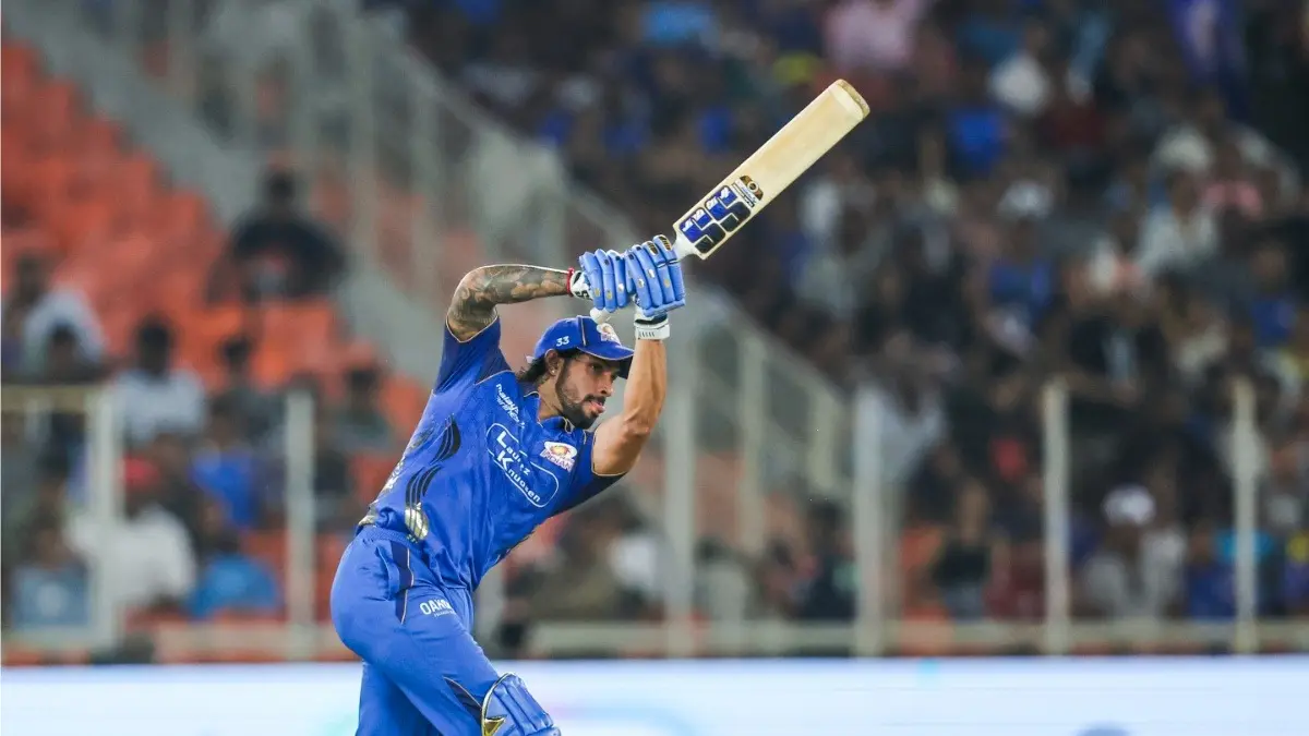 Mumbai Indians Star Tilak Varma Carves Unique IPL Record With Dazzling Knock vs Gujarat Titans Tilak Varma in action