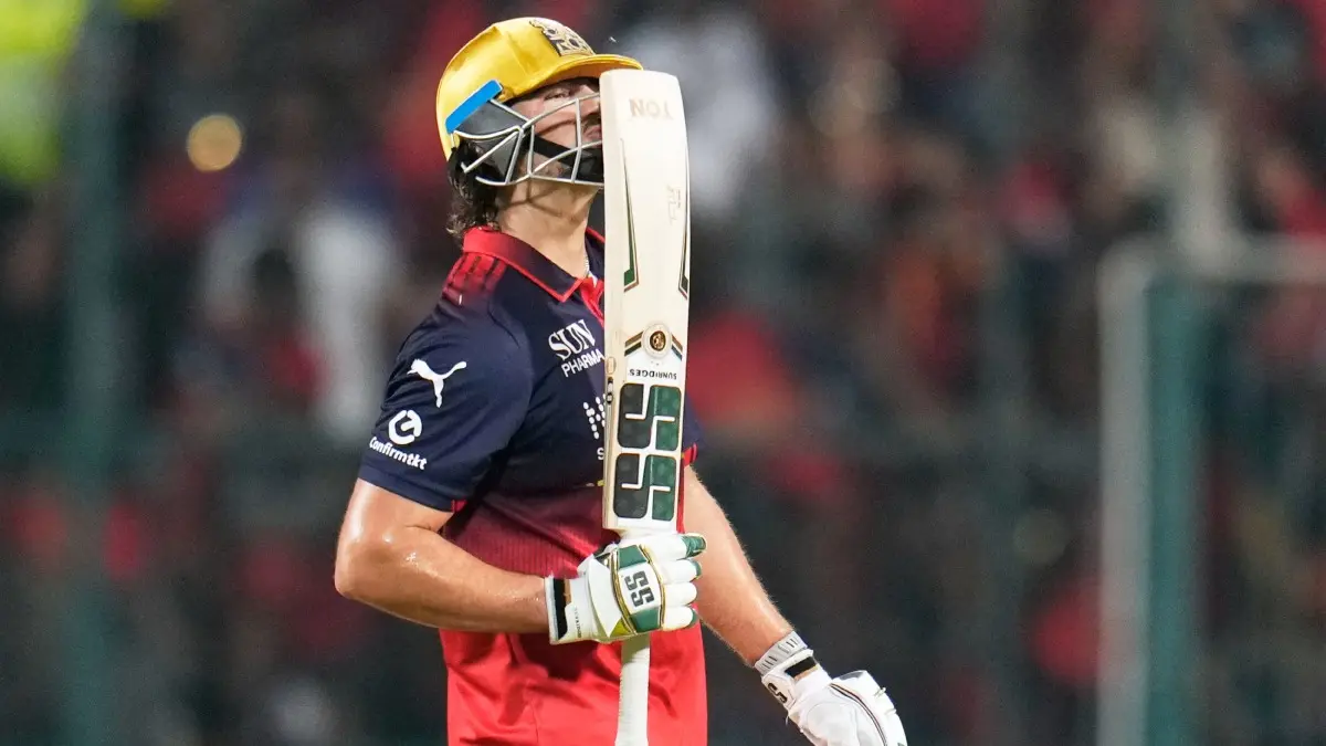 IPL 2026: Explosive Knocks From Tim David, Rajat Patidar, Devdutt Padikkal Power RCB To 250 Against CSK Tim David celebrates his fifty