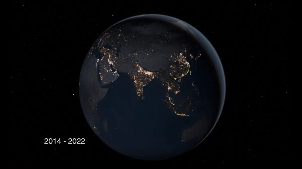 Timelapse Of Millions Of Pics Taken Every Night For 9 Years Show Changes In Humans' Night-Time Activity From Space Timelapse Of Millions Of Pics Taken Every Night For 9 Years Show Changes In Humans' Night-Time Activity From Space
