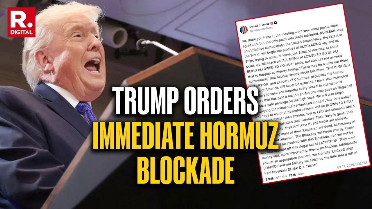 'LOCKED AND LOADED': Trump Announces 'BLOCKADING' Of Strait Of Hormuz Hours After Peace Talks Fail Trump Announces 'BLOCKADING' Of Strait Of Hormuz Hours After Peace Talks Fail