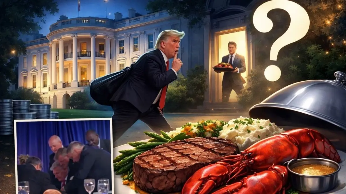 Trump’s Assassination Bid Foiled, But Who Ate That Steak, Lobster for 2,600 People That Never Got Served at White House Dinner? Trump’s Assassination Bid Foiled, But Who Ate That Steak, Lobster for 2,600 People That Never Got Served at White House Dinner?