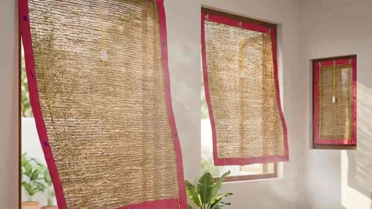 Khus Curtain Might Be The Ultimate Summer Hack To Keep Your House Cool Try the viral Khus curtain hack this summer