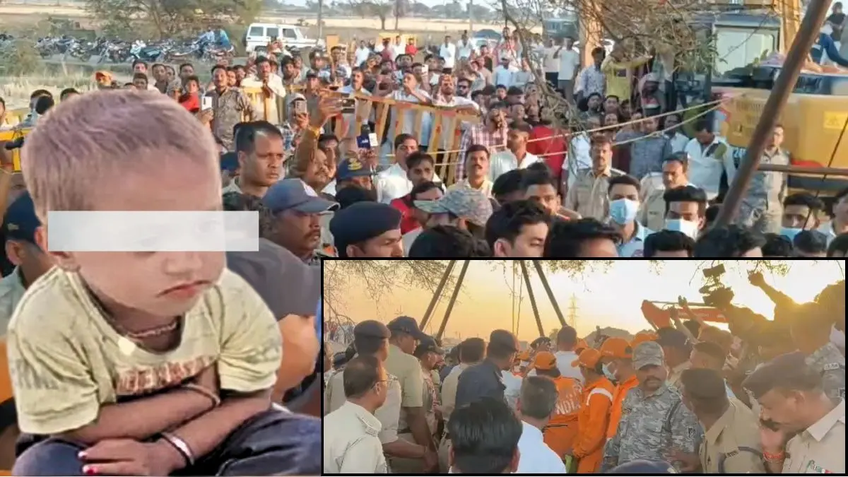 Ujjain: 22 घंटे तक रेस्क्यू के बाद मासूम को निकाला, लेकिन 3 साल के भागीरथ को नहीं बचा सकी टीम, मौत के बाद परिजनों का रो-रोकर बुरा हाल Ujjain borewell child Death