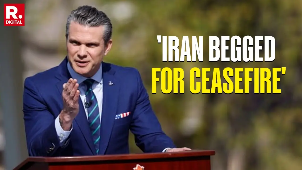 US Defense Secretary Pete Hegseth Claims Iran 'Begged' for Ceasefire After 'Decisive' US Military Victory US Defense Secretary Pete Hegseth Claims Iran 'Begged' for Ceasefire After 'Decisive' US Military Victory