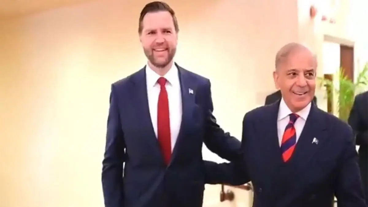 US Vice President JD Vance Meets Pakistan PM Sharif In Islamabad US Vice President JD Vance Meets Pakistan PM Sharif In Islamabad