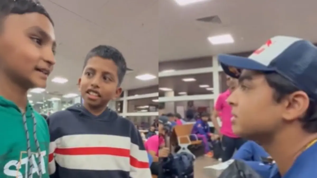 WATCH | Vaibhav Sooryavanshi JOKINGLY Asks Rs 100 For a Photograph Ahead of PBKS-RR IPL 2026 Match Vaibhav Sooryavanshi