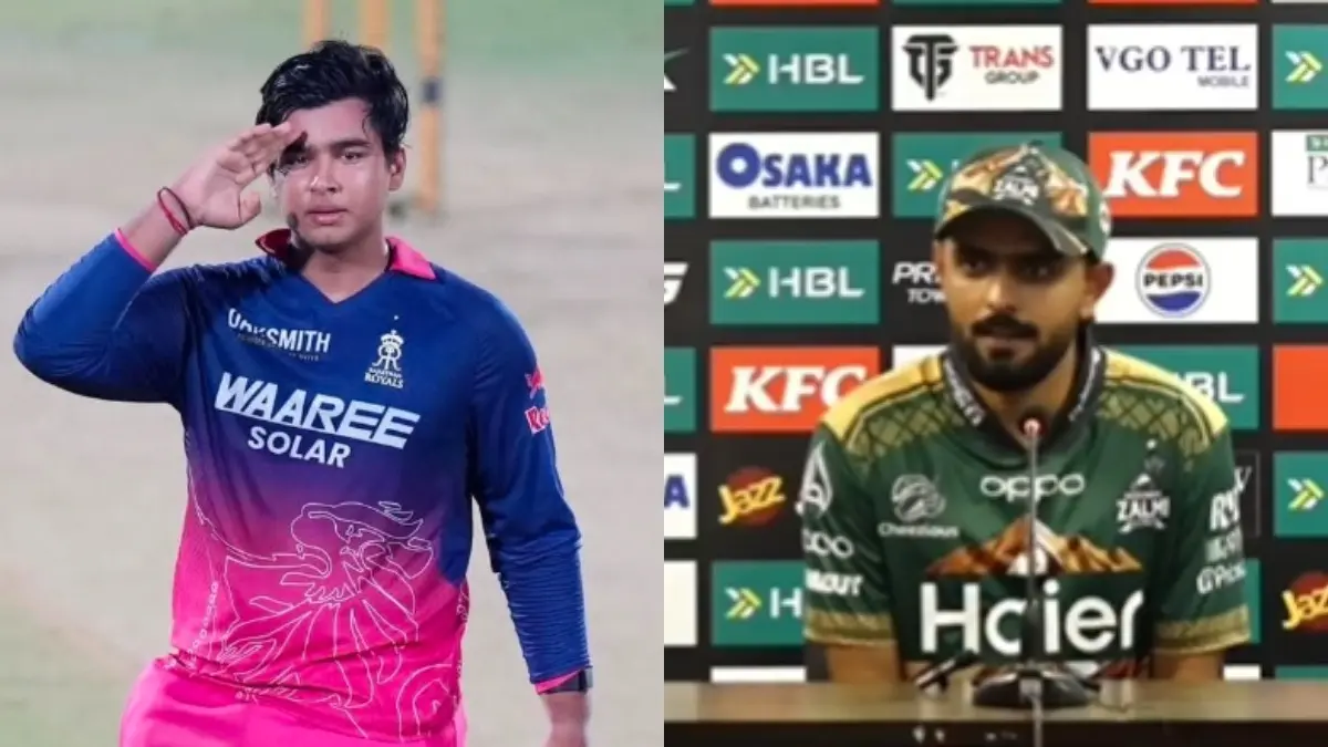WATCH | Pakistan Journalist TROLLS Babar Azam With Vaibhav Sooryavanshi's 36-Ball Century Mention: 'Don't Want to Answer...' Vaibhav Sooryavanshi, Babar Azam