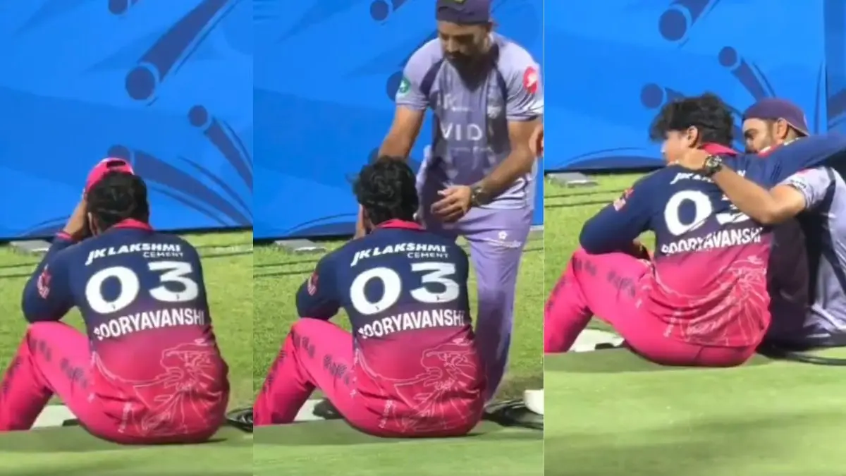 Vaibhav Suryavanshi: मैच के बाद फूट-फूट कर क्यों रोने लगे वैभव सूर्यवंशी? विपक्षी खिलाड़ियों ने आकर बंधाया ढांढस, VIDEO Vaibhav Sooryavanshi crying video viral