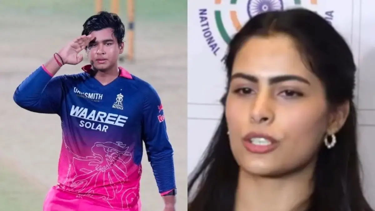 Vaibhav Sooryavanshi Question to Shooter Manu Bhaker Triggers Social Media Storm. All You Need to Know About The Controversy Vaibhav Sooryavasnhi, Manu Bhaker