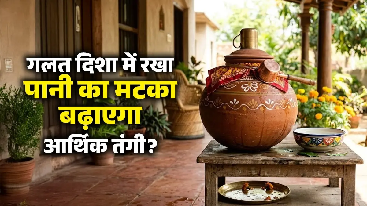 Vastu Tips For Money: गर्मी में लाएं हैं पानी का मटका? जान लें इसे रखने की सही जगह, गलत दिशा बढ़ा सकता है आर्थिक तंगी? vastu-tips-for-water-pot-at-home pani-ka-matka ghada rakhne ki sahi jagah for money growth