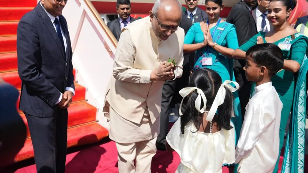 Vice President CP Radhakrishnan Arrives In Sri Lanka On First Foreign Visit Since Assuming Office Vice President CP Radhakrishnan Arrives In Sri Lanka On First Foreign Visit Since Assuming Office