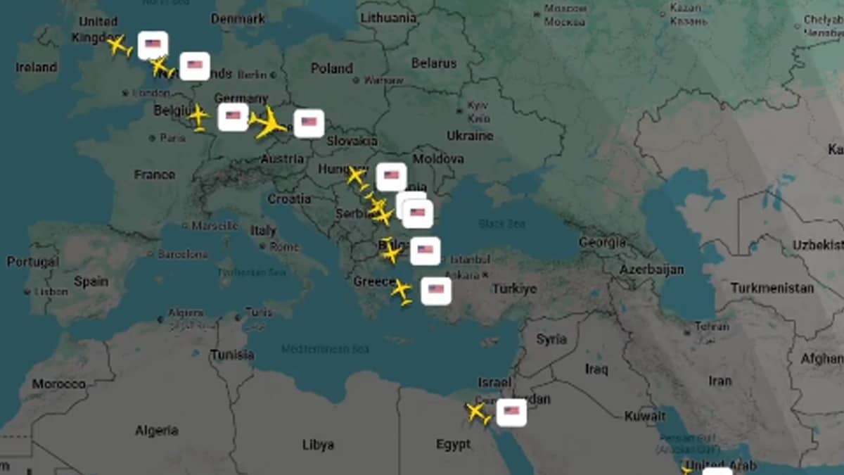 VIDEO: US Air Bridge Ramps Up Cargo, Troop Movement To UAE And Qatar Bases