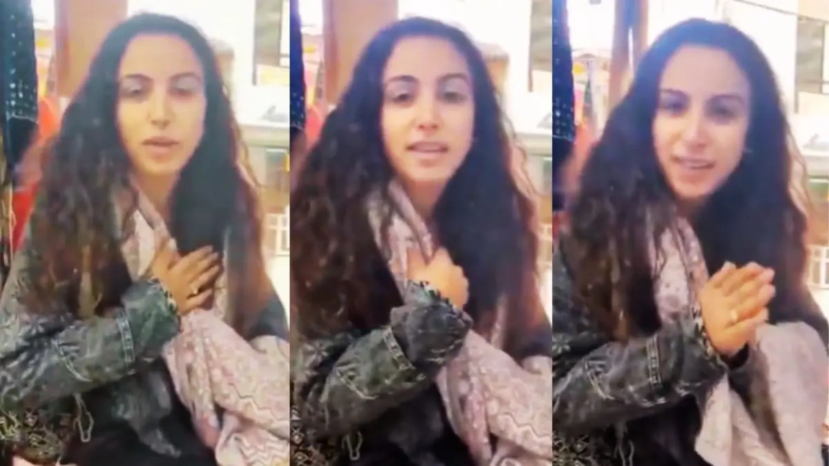 इजरायली महिला दूसरी बार आई भारत, लेकिन वॉशरूम नहीं मिलने से हुई परेशान; फिर हाथ जोड़कर कह दी इतनी बड़ी बात- VIDEO VIRAL Viral Video