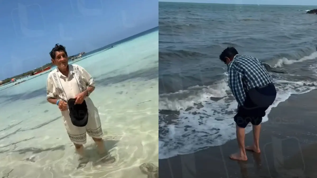 दिल तो बच्चा है जी... 82 साल के बुजुर्ग ने पहली बार देखा समंदर, बीच पर बच्चों की तरह लगाई दौड़, बेटी ने पूरा किया पिता का सपना viral video