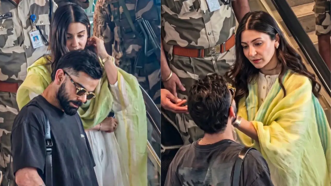 अनुष्का का बैग थामे मुड़-मुड़कर देखते रहे विराट, प्यार और ख्याल के इस अंदाज से जीता दिल... LizLaz लाइफ कंट्रोवर्सी के बाद एयरपोर्ट पर साथ हुए स्पॉट Virat Kohli- Anushka Sharma at Airport