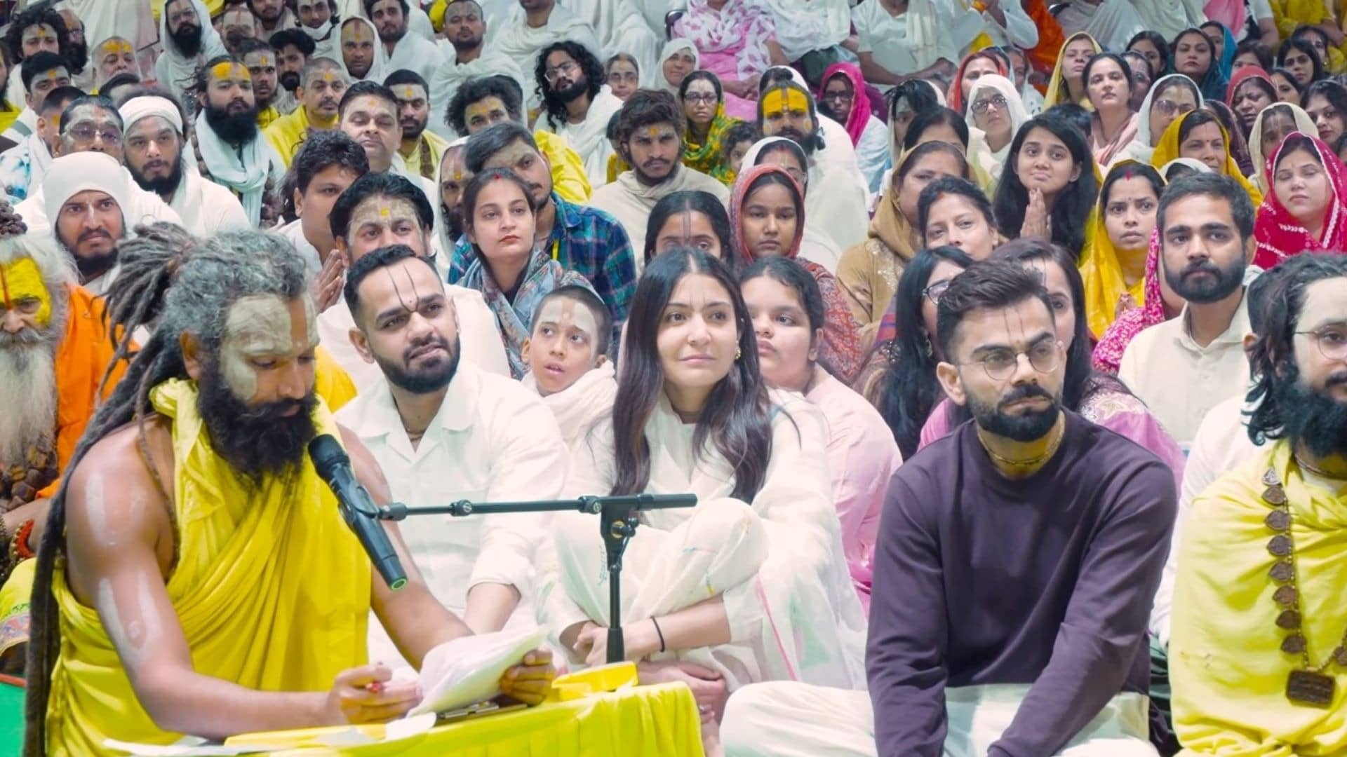 Virat Kohli- Anushka Sharma at Vrindavan