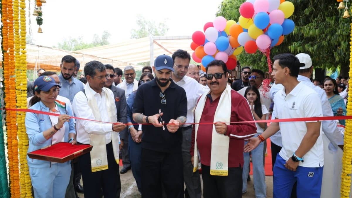 Virat Kohli inaugurates cricket academy at DPS RK Puram in Delhi