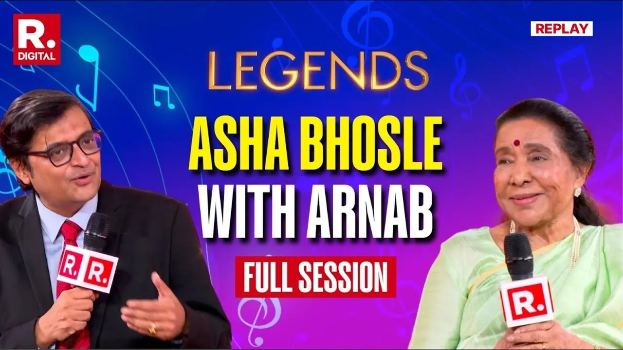 WATCH: Asha Bhosle's Final Interview To Republic's Editor in Chief Arnab Goswami WATCH: Asha Bhosle's Final Interview To Republic's Editor in Chief Arnab Goswami