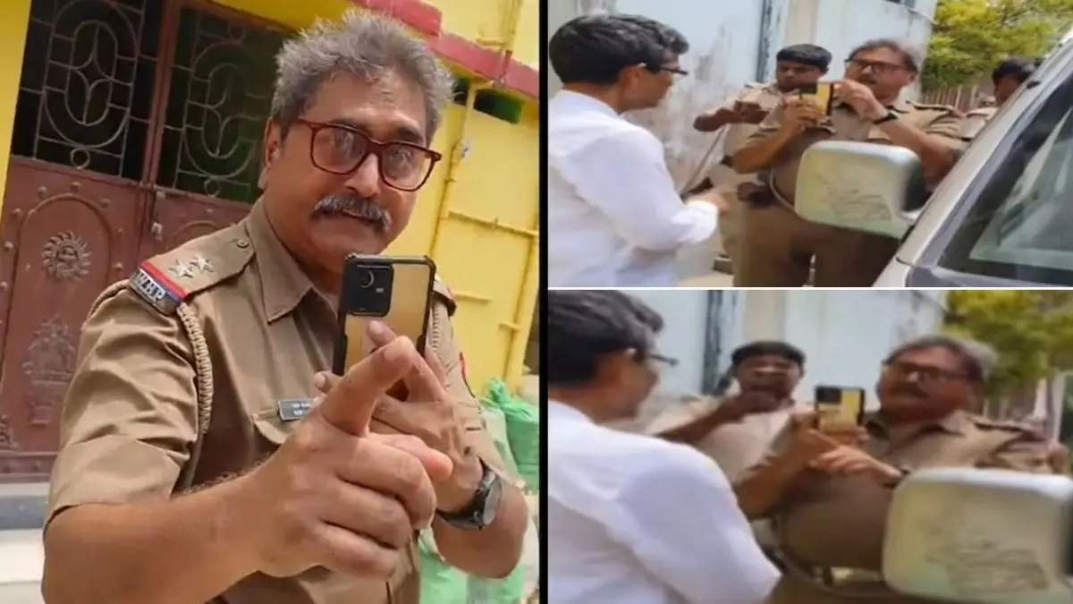 VIDEO: बंगाल चुनाव में भयंकर बवाल! पुलिस अफसर और TMC कार्यकर्ता के बीच तीखी झड़प का वीडियो वायरल; फर्जी पोलिंग एजेंट बनने का दावा West Bengal Election Controversy