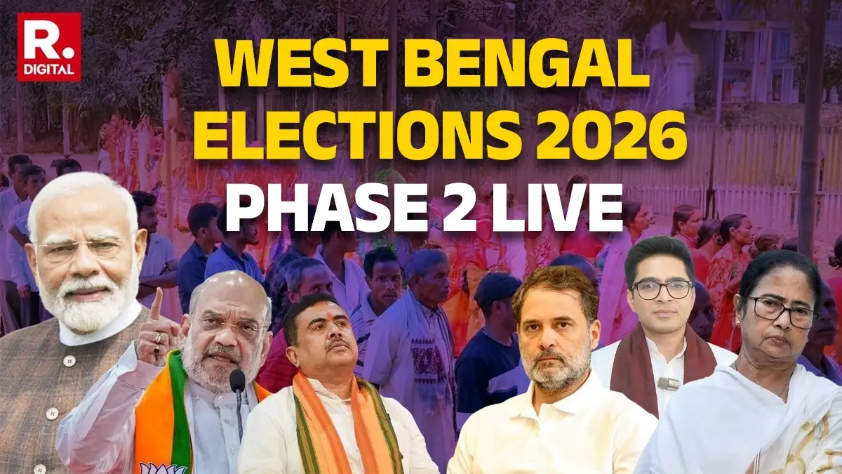 Bengal Election Phase 2: Voter Turnout Hits 85.15% Till 5 PM, Crosses 2021 Record of 80.4% West Bengal Elections 2026 Phase 2 LIVE