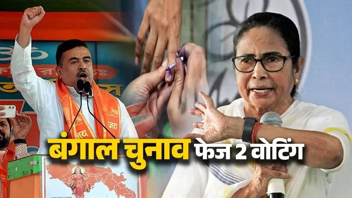 Bengal Election 2026 Phase 2 Voting : पश्चिम बंगाल में दूसरे चरण में भी बंपर वोटिंग, करीब 91.41% मतदान दर्ज West Bengal Elections 2026 Voting