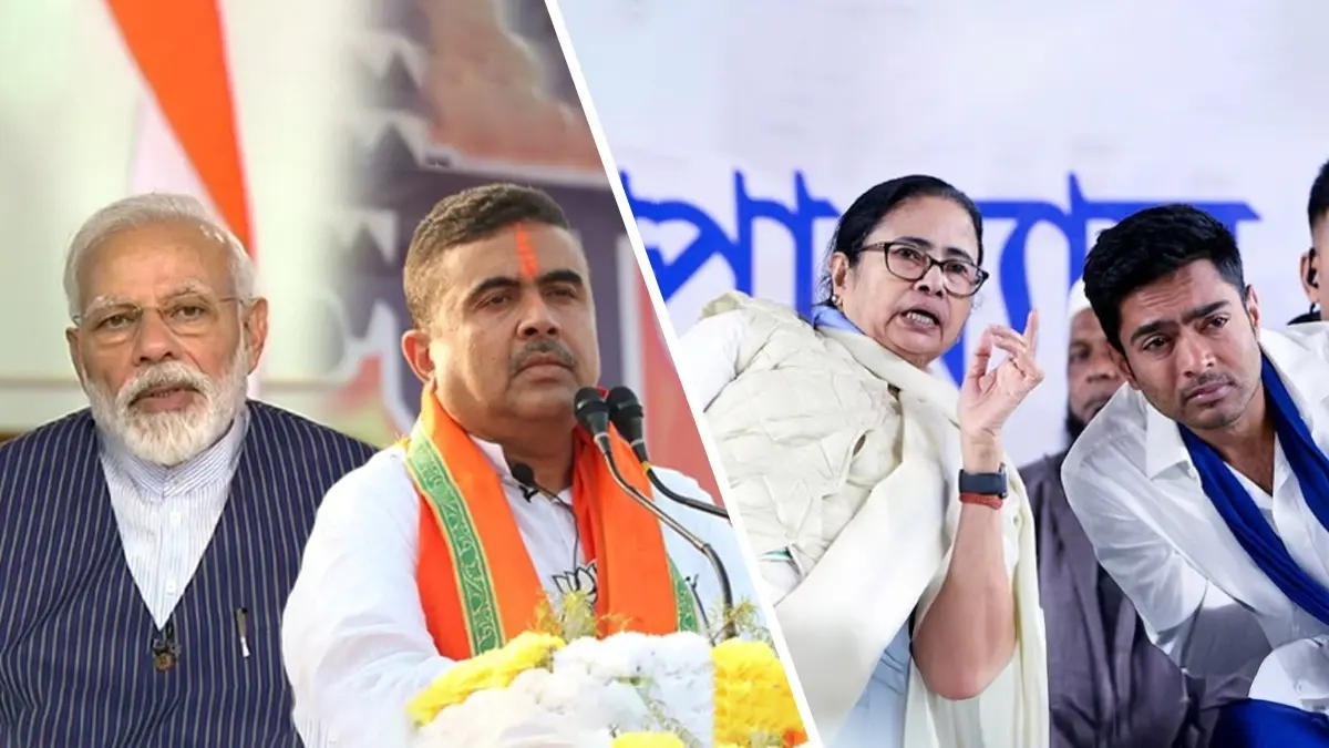 West Bengal Gears Up for High-Stakes TMC vs BJP Battle: Here's What You Should Know as 152 Seats Go to Polls in Phase 1 Tomorrow West Bengal Gears Up for High-Stakes TMC vs BJP Battle: Here's What You Should Know as 152 Seats Go to Polls in Phase 1 Tomorrow
