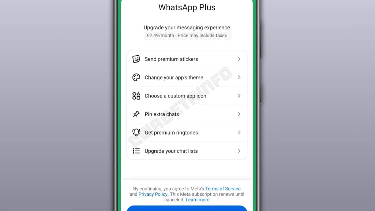 WhatsApp Is Testing a Paid ‘Plus’ Plan, Some Android Users Can Actually It