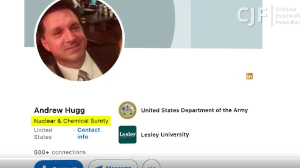 Who is Andrew Hugg? US Nuclear Official Put on Leave Over 'Sensitive' Intel Leak